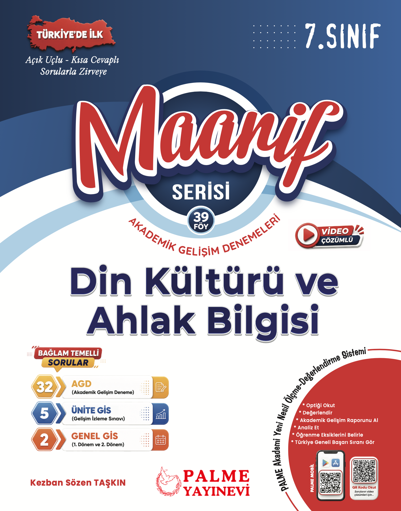 7. SINIF MAARİF DİN KÜLTÜRÜ VE AHLAK BİLGİSİ AKADEMİK GELİŞİM DENEMELERİ